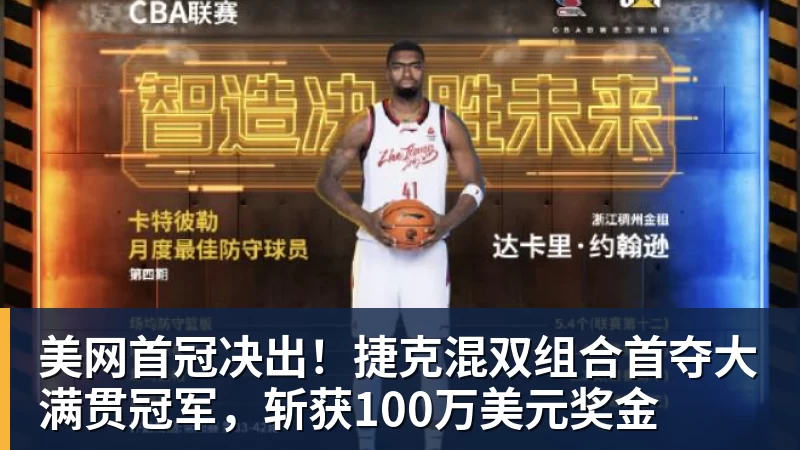 好博体育美网首冠决出！捷克混双组合首夺大满贯冠军，斩获100万美元奖金