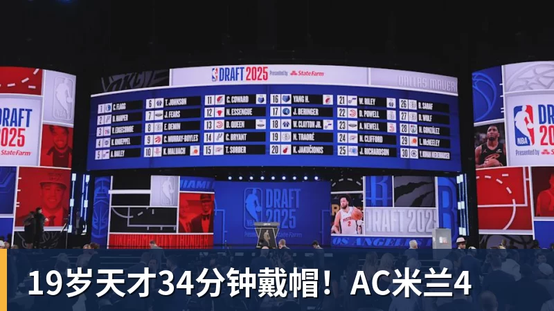 好博体育19岁天才34分钟戴帽！AC米兰4